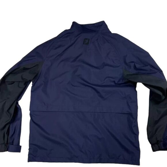 Foot Joys Women S Navy Golf Rain Jacket Windbreaker Tenniscore Golfcore - Picture 9 of 9